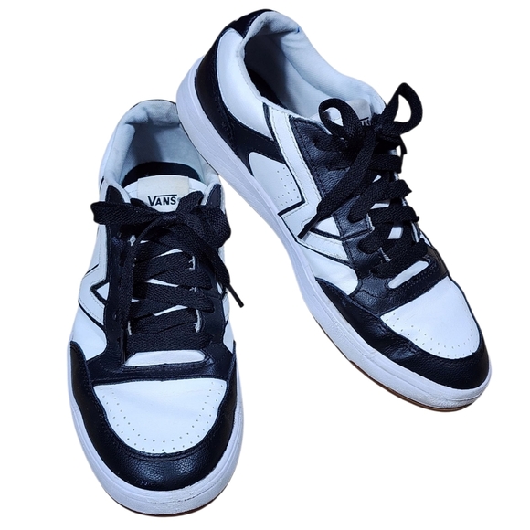 VANS Lowland CC Black White Two Toned Sneaker Mens 8 Womens 9.5 - Picture 7 of 10